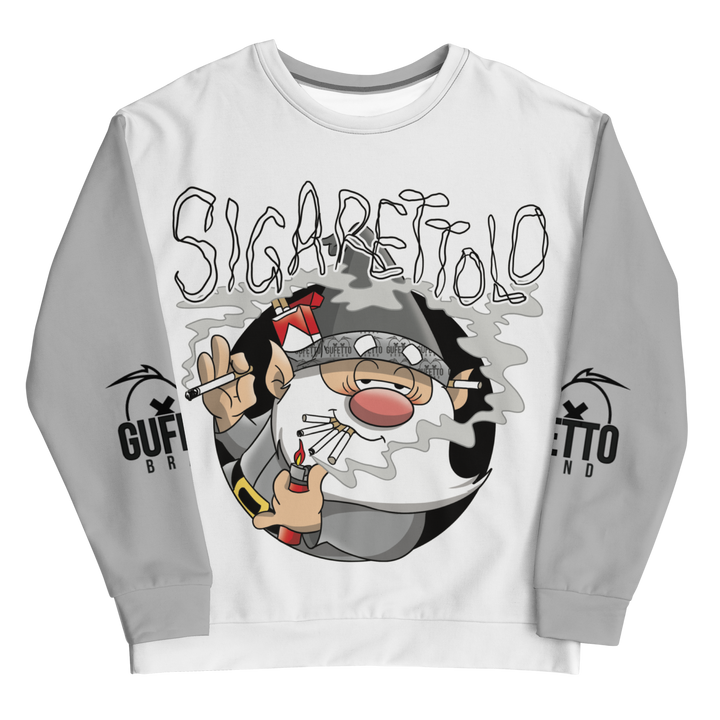 Felpa unisex Uomo/Donna SIGARETTOLO - Gufetto Brand 