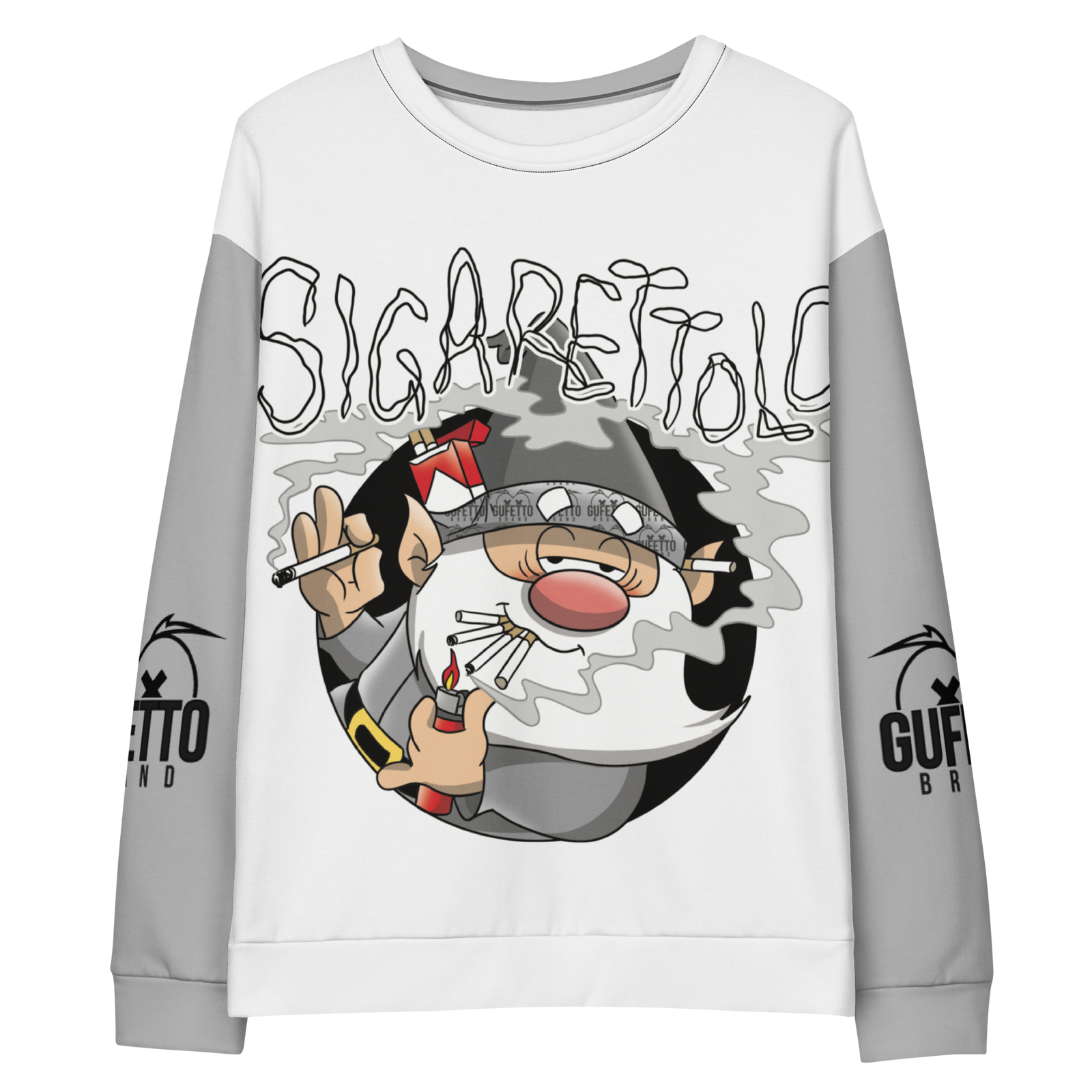 Felpa unisex Uomo/Donna SIGARETTOLO - Gufetto Brand 