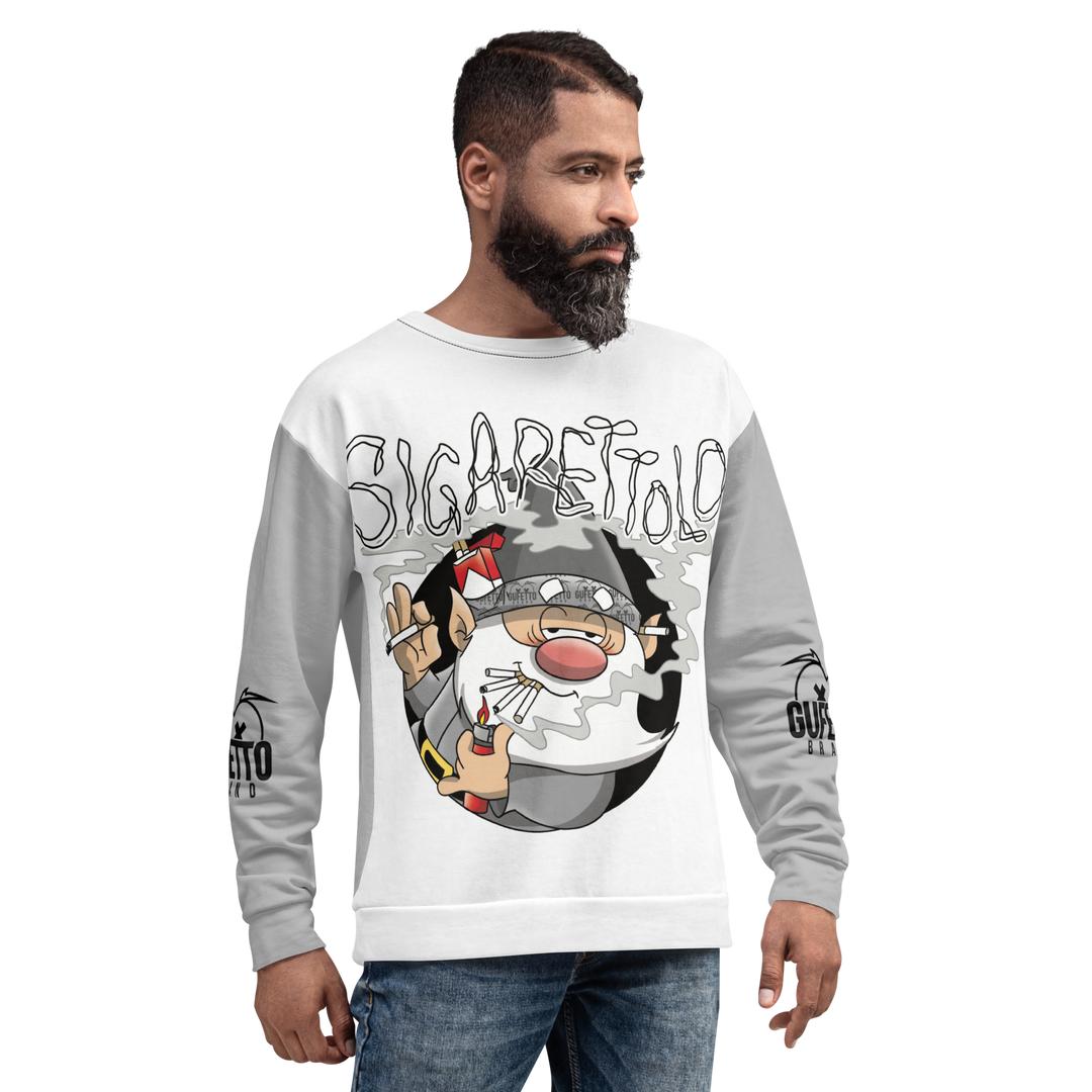 Felpa unisex Uomo/Donna SIGARETTOLO - Gufetto Brand 