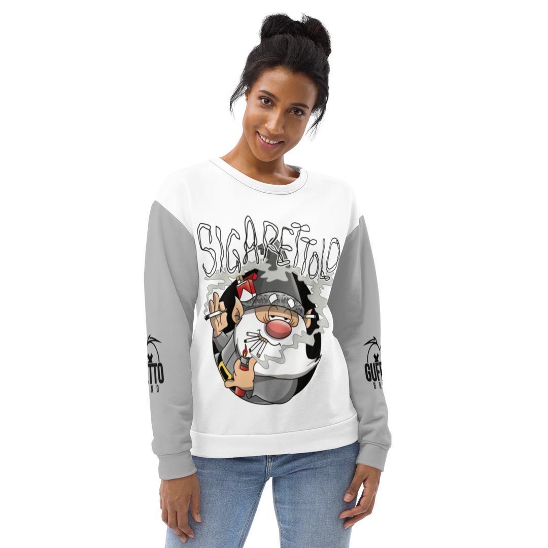 Felpa unisex Uomo/Donna SIGARETTOLO - Gufetto Brand 