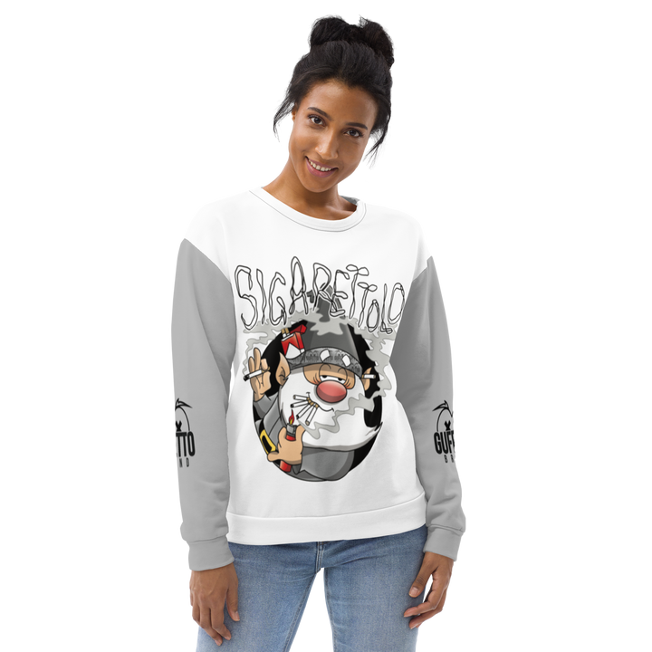 Felpa unisex Uomo/Donna SIGARETTOLO - Gufetto Brand 