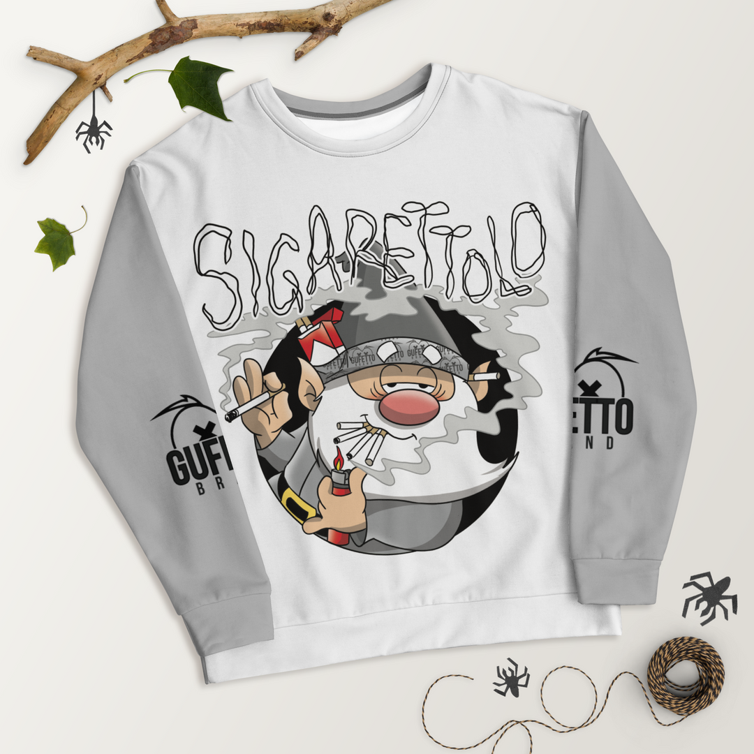 Felpa unisex Uomo/Donna SIGARETTOLO - Gufetto Brand 