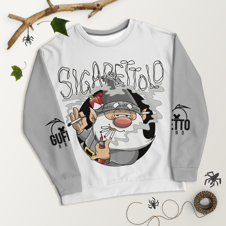 Felpa unisex Uomo/Donna SIGARETTOLO - Gufetto Brand 