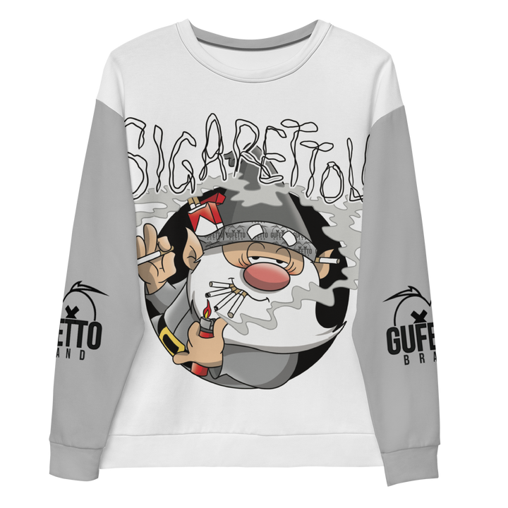 Felpa unisex Uomo/Donna SIGARETTOLO - Gufetto Brand 