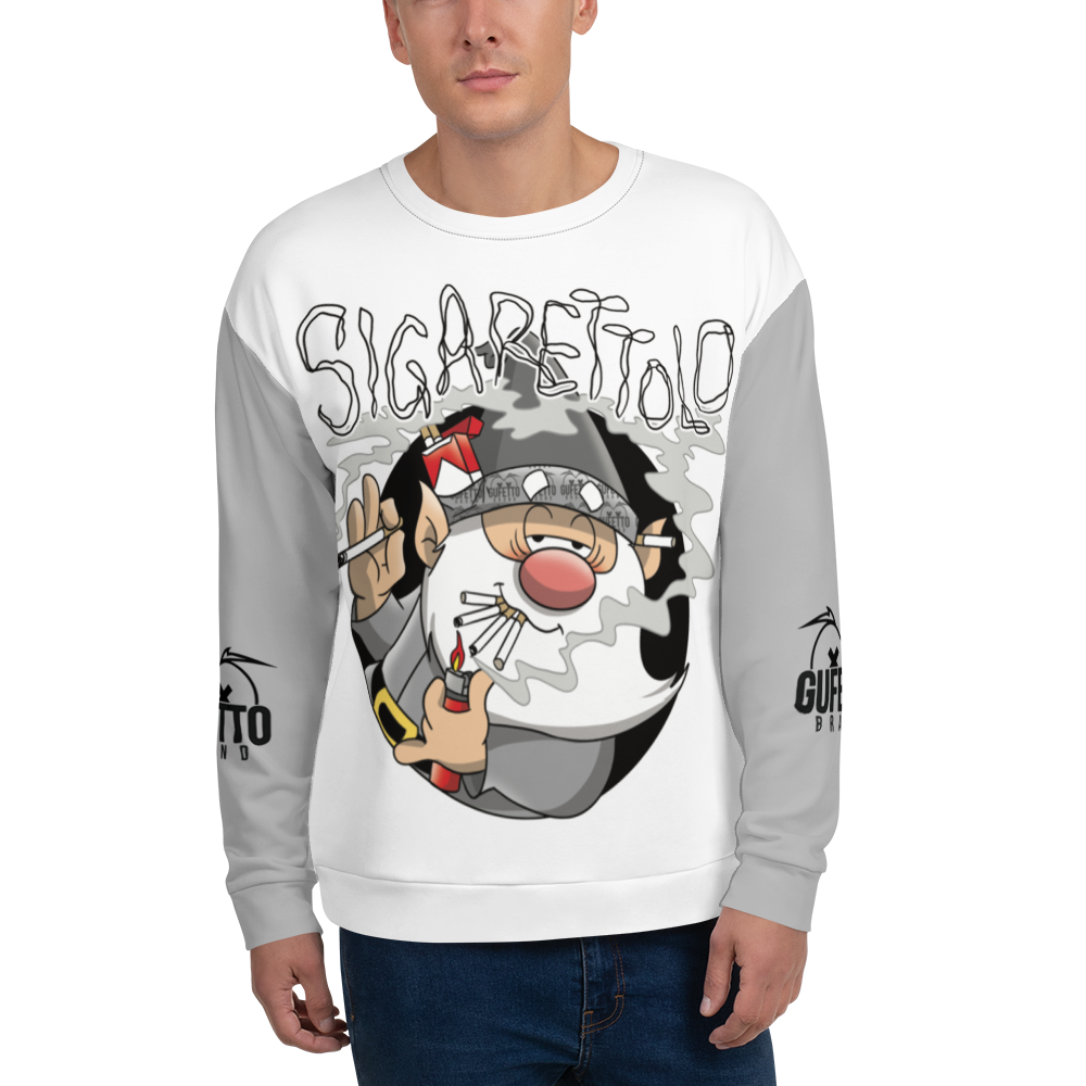 Felpa unisex Uomo/Donna SIGARETTOLO - Gufetto Brand 