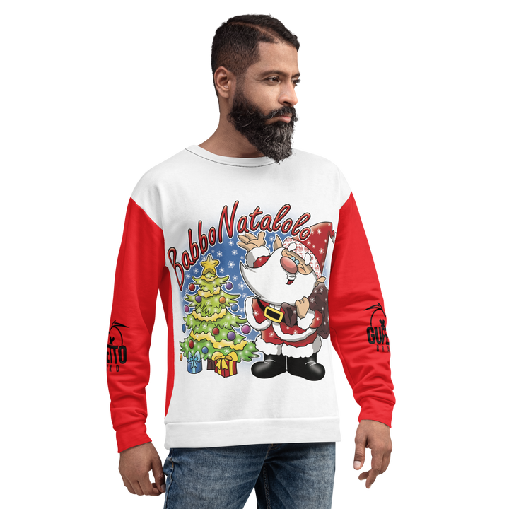 Felpa unisex Uomo/Donna BABBO NATALOLO - Gufetto Brand 