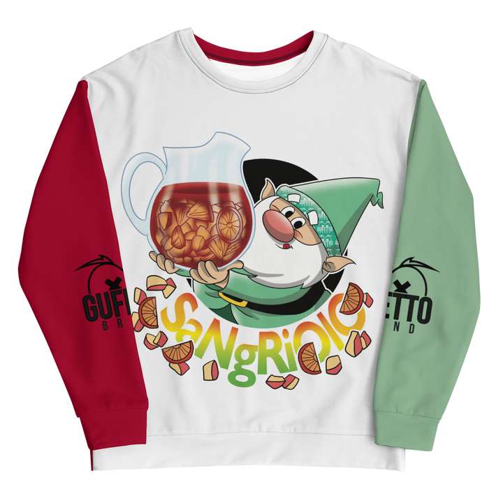 Felpa unisex Uomo/Donna SANGRIOLO - Gufetto Brand 