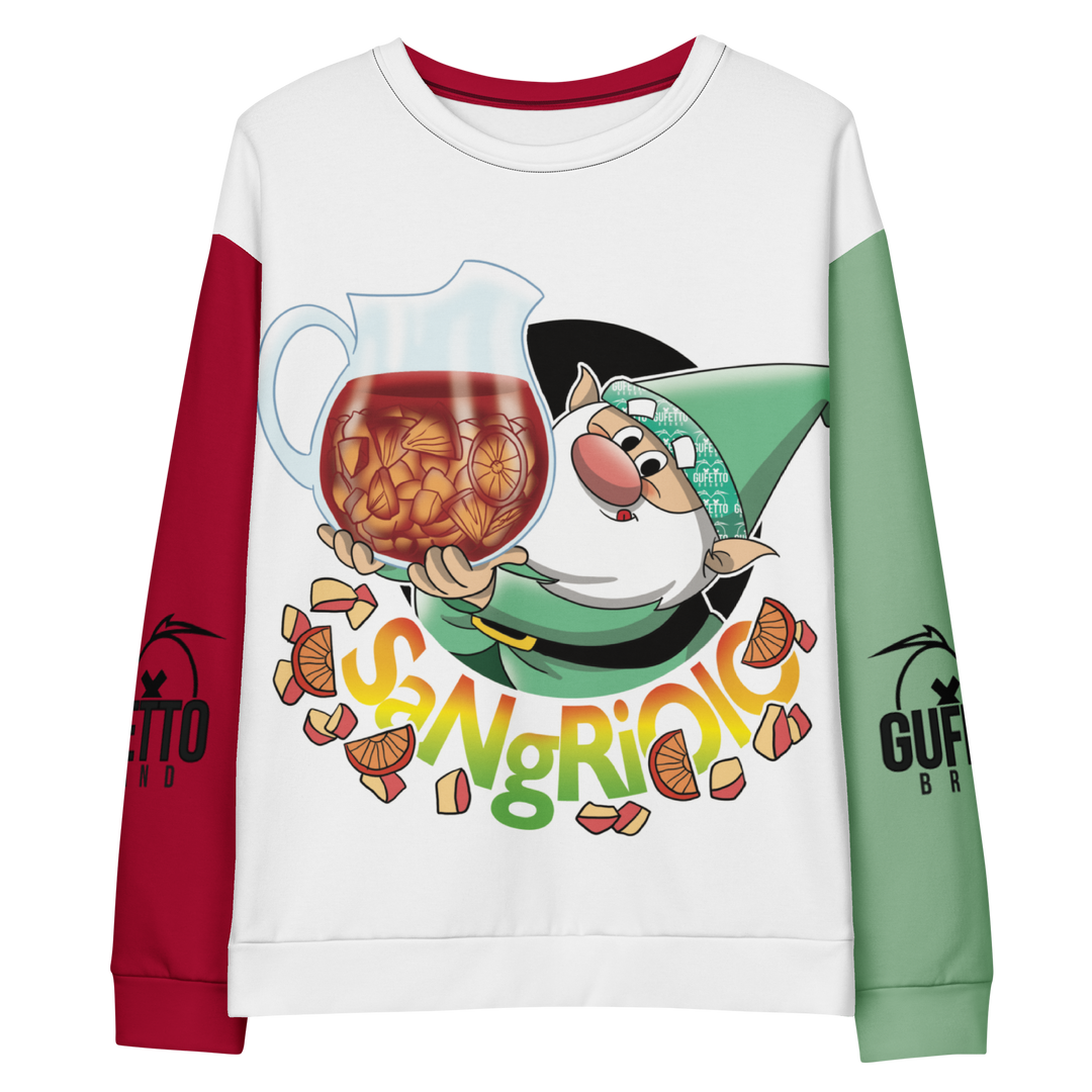Felpa unisex Uomo/Donna SANGRIOLO - Gufetto Brand 