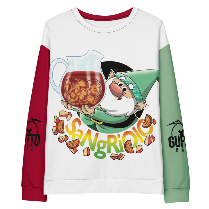 Felpa unisex Uomo/Donna SANGRIOLO - Gufetto Brand 