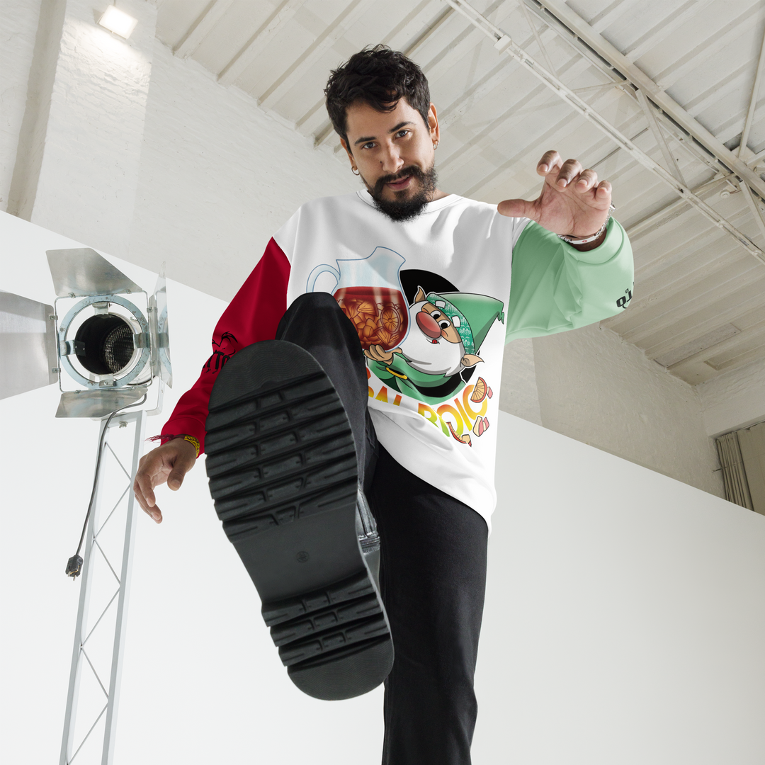 Felpa unisex Uomo/Donna SANGRIOLO - Gufetto Brand 