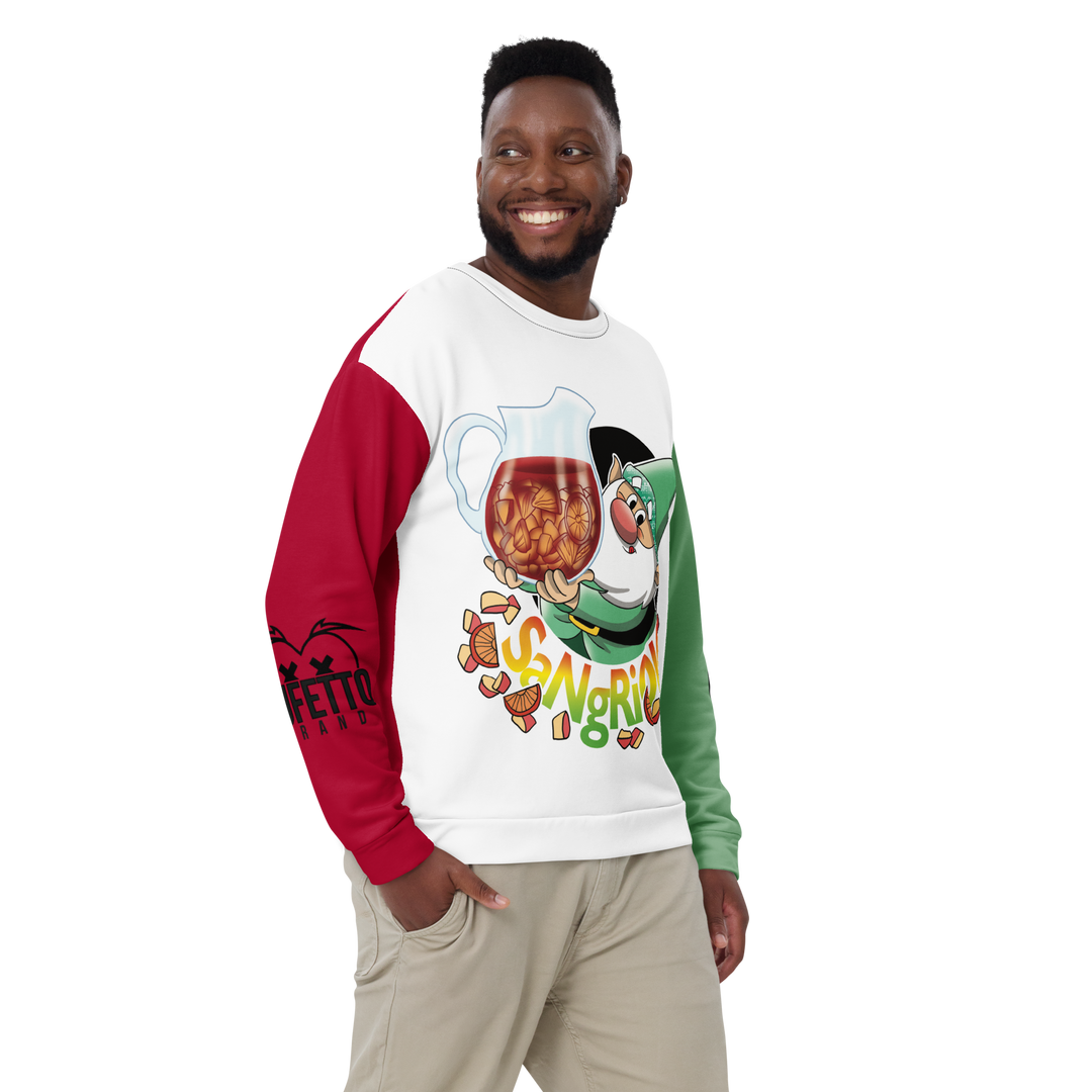 Felpa unisex Uomo/Donna SANGRIOLO - Gufetto Brand 