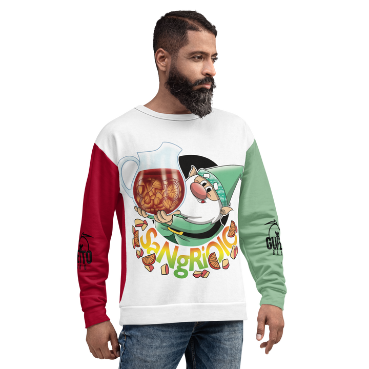 Felpa unisex Uomo/Donna SANGRIOLO - Gufetto Brand 