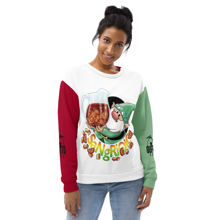 Felpa unisex Uomo/Donna SANGRIOLO - Gufetto Brand 