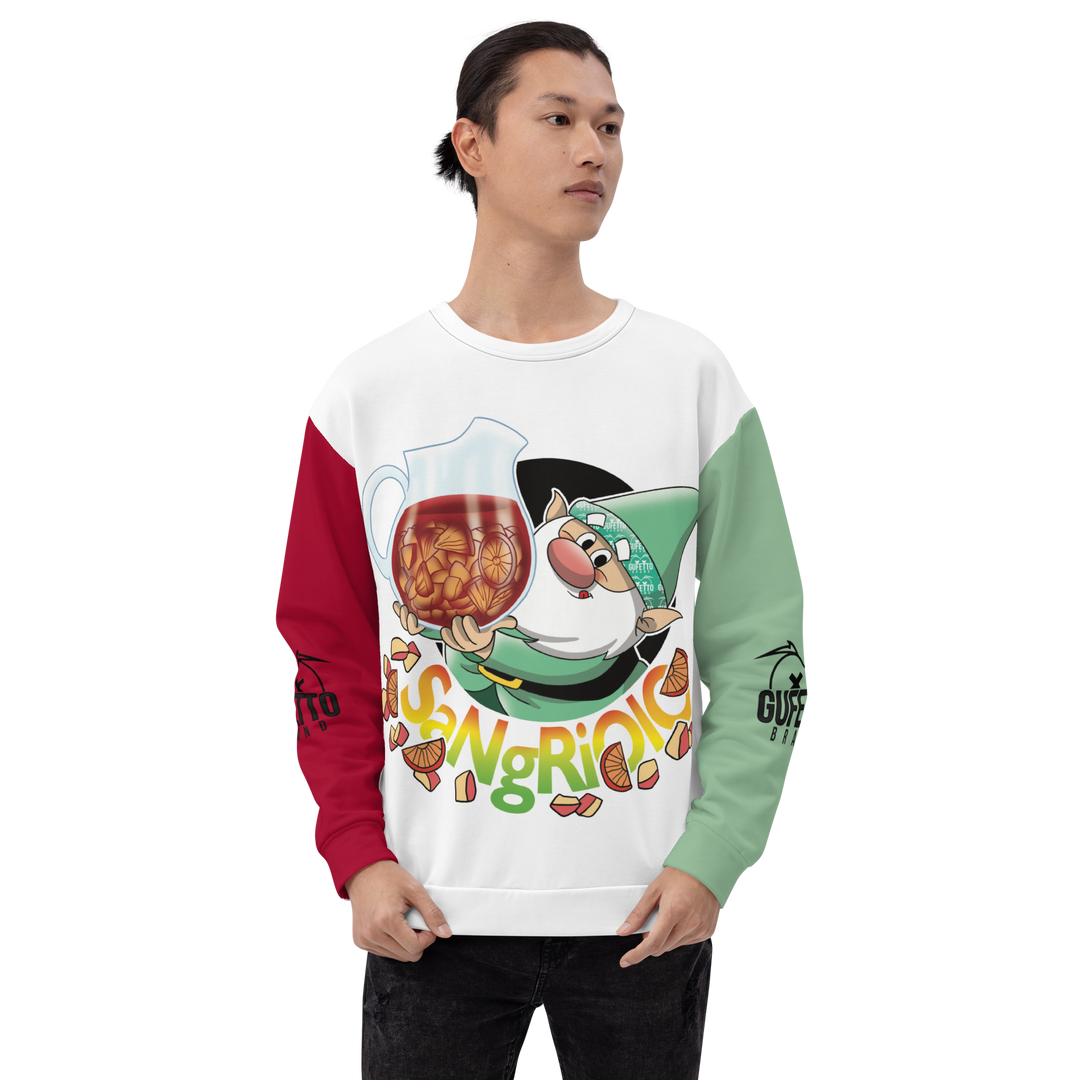 Felpa unisex Uomo/Donna SANGRIOLO - Gufetto Brand 