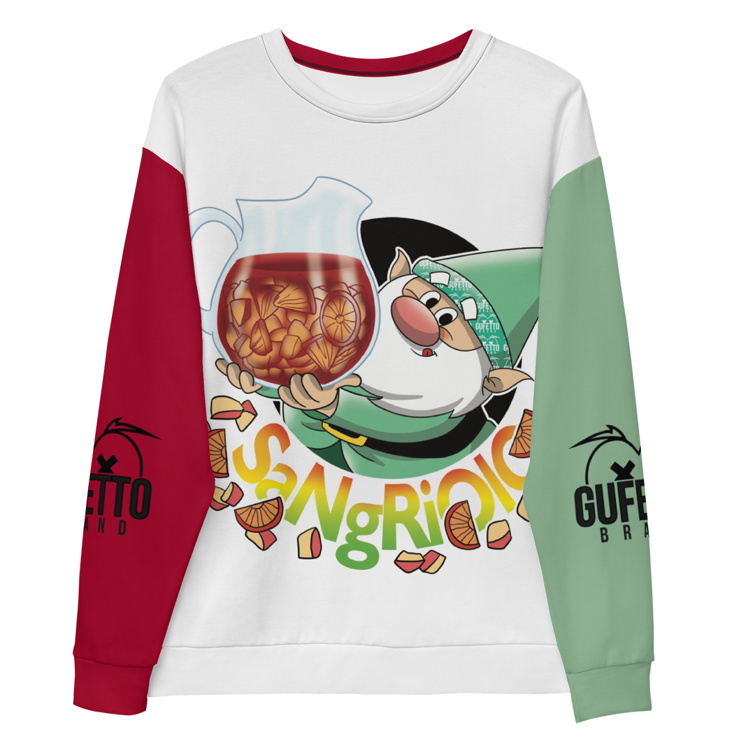 Felpa unisex Uomo/Donna SANGRIOLO - Gufetto Brand 