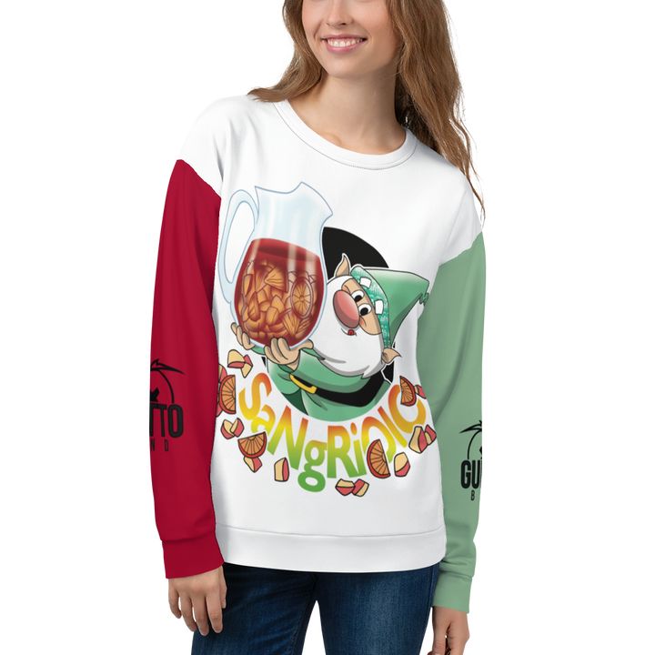 Felpa unisex Uomo/Donna SANGRIOLO - Gufetto Brand 