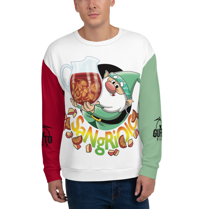 Felpa unisex Uomo/Donna SANGRIOLO - Gufetto Brand 