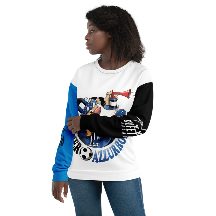 Felpa unisex Uomo/Donna NEROAZZURROLO - Gufetto Brand 