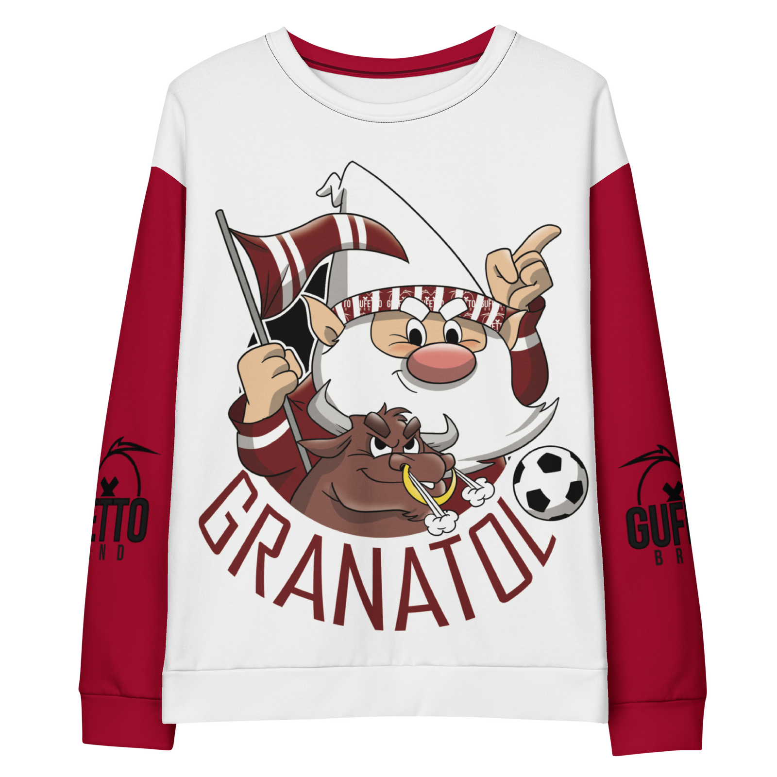 Felpa unisex Uomo/Donna GRANATOLO - Gufetto Brand 