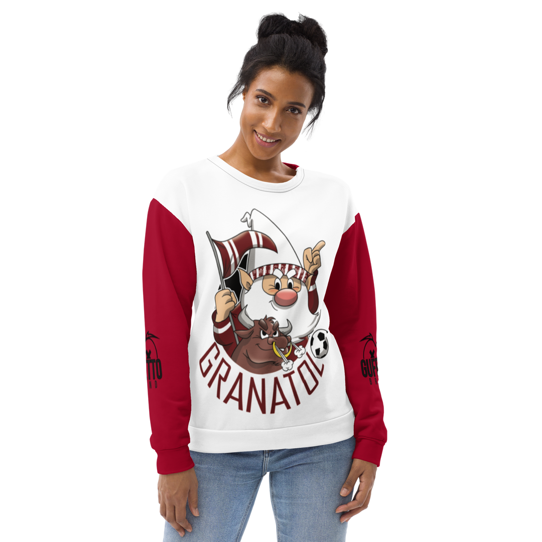 Felpa unisex Uomo/Donna GRANATOLO - Gufetto Brand 