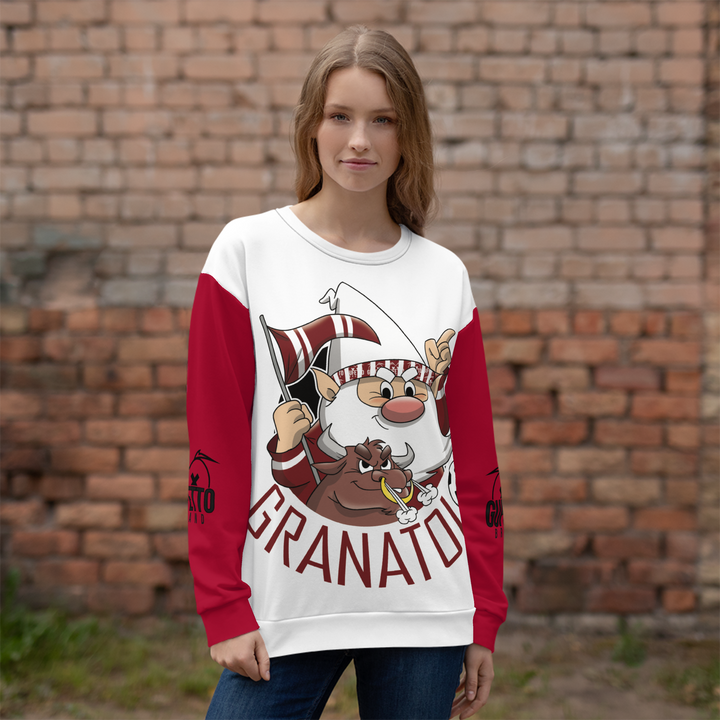Felpa unisex Uomo/Donna GRANATOLO - Gufetto Brand 
