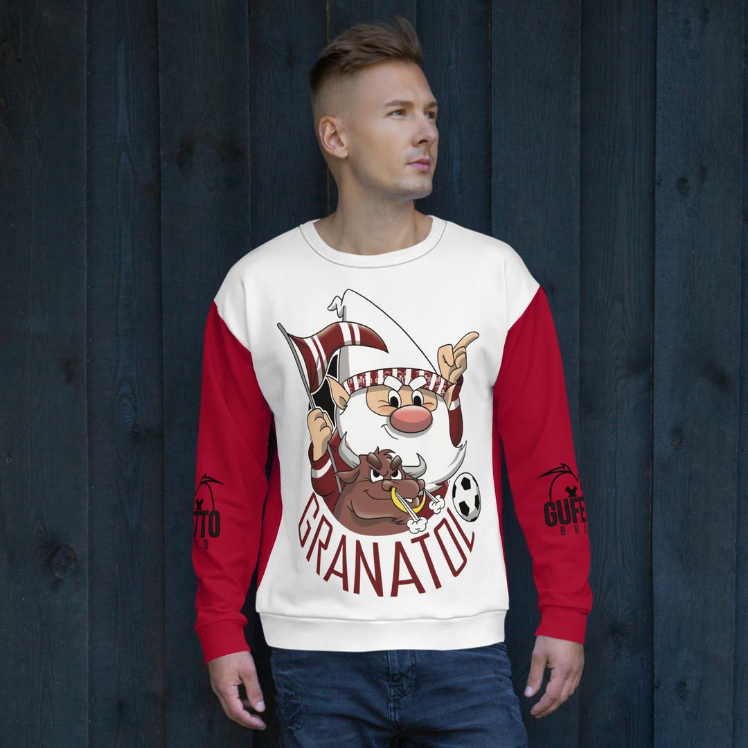 Felpa unisex Uomo/Donna GRANATOLO - Gufetto Brand 
