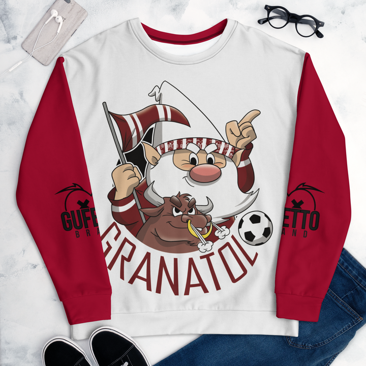 Felpa unisex Uomo/Donna GRANATOLO - Gufetto Brand 