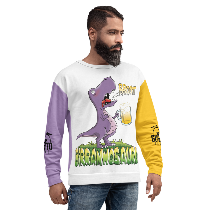 Felpa unisex Uomo/Donna BIRRANNOSAURO - Gufetto Brand 