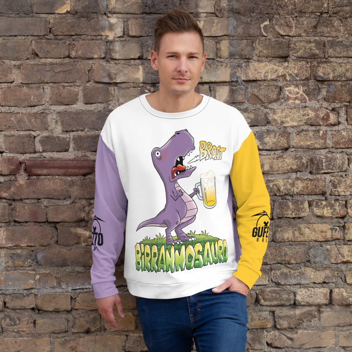 Felpa unisex Uomo/Donna BIRRANNOSAURO - Gufetto Brand 