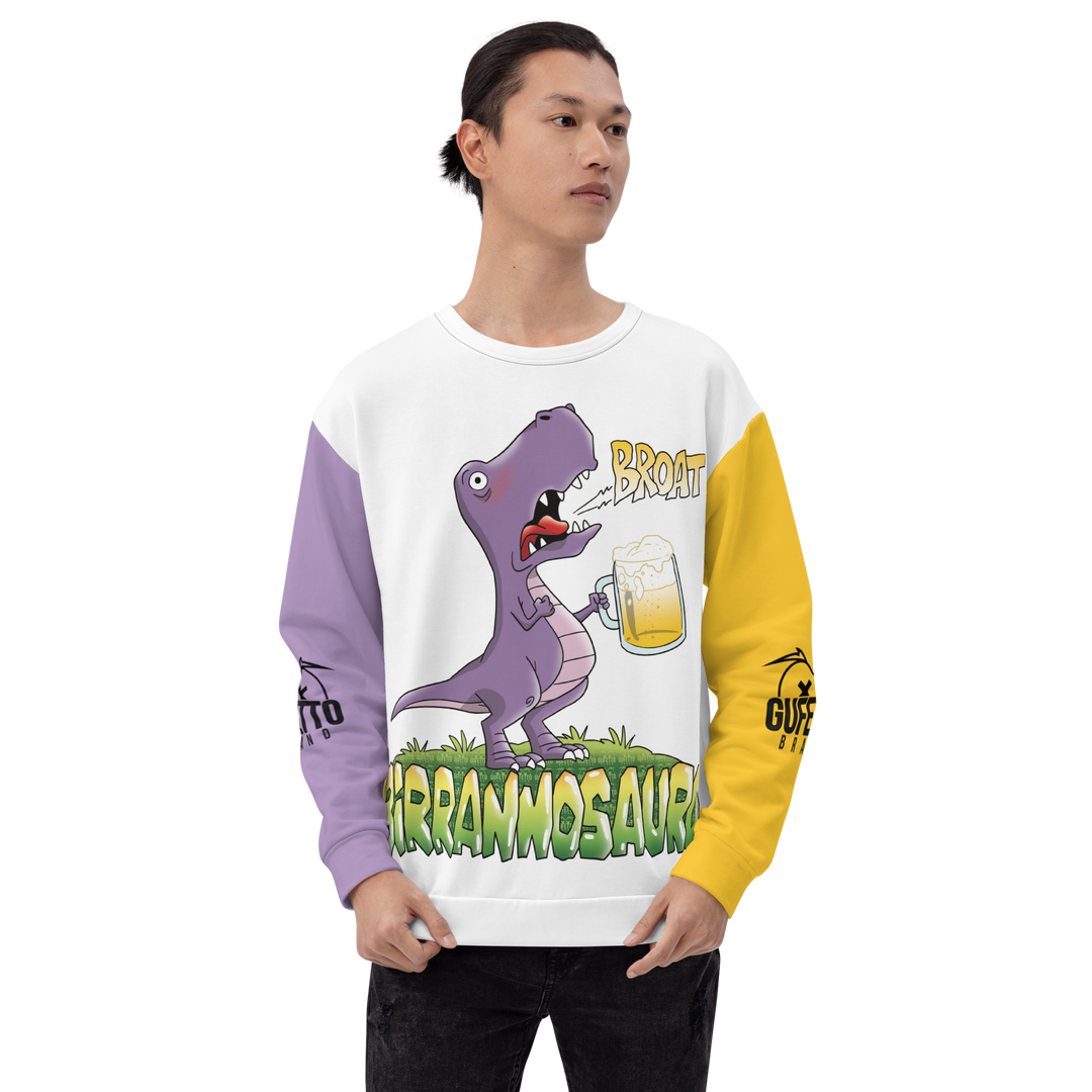 Felpa unisex Uomo/Donna BIRRANNOSAURO - Gufetto Brand 