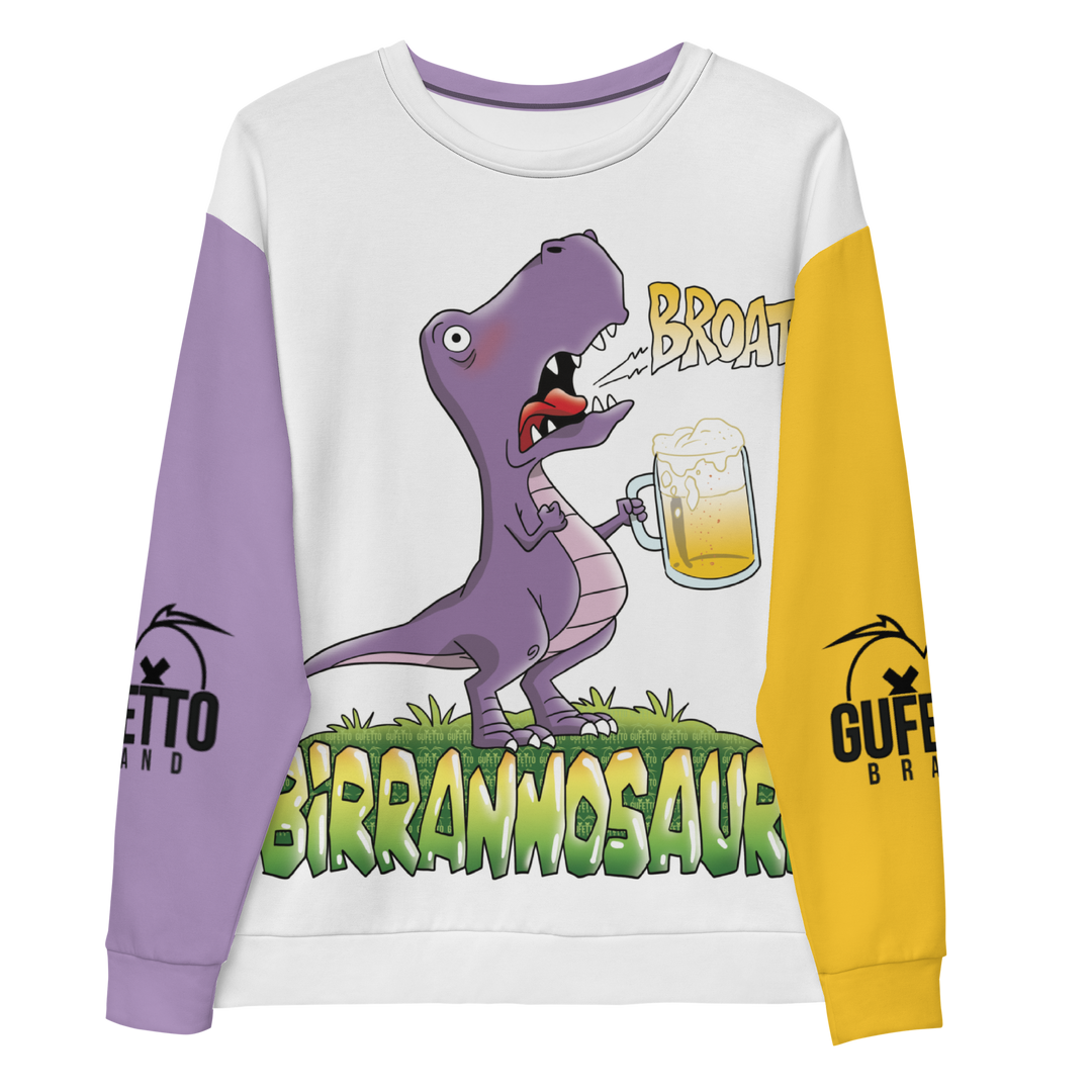 Felpa unisex Uomo/Donna BIRRANNOSAURO - Gufetto Brand 