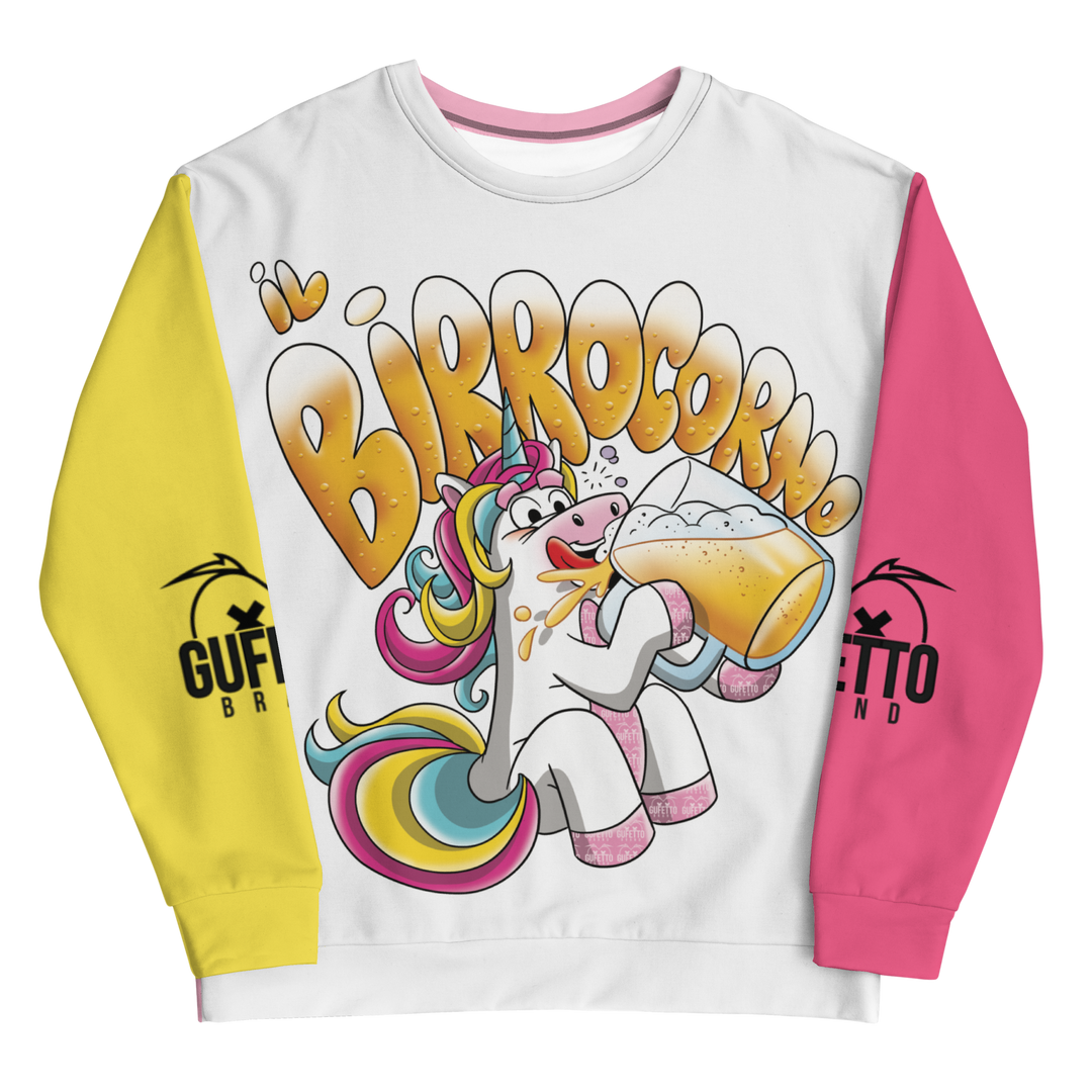 Felpa unisex Uomo/Donna IL BIRROCORNO - Gufetto Brand 