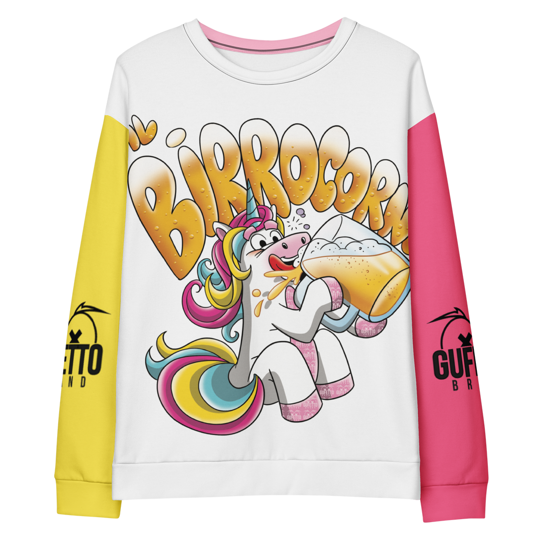 Felpa unisex Uomo/Donna IL BIRROCORNO - Gufetto Brand 