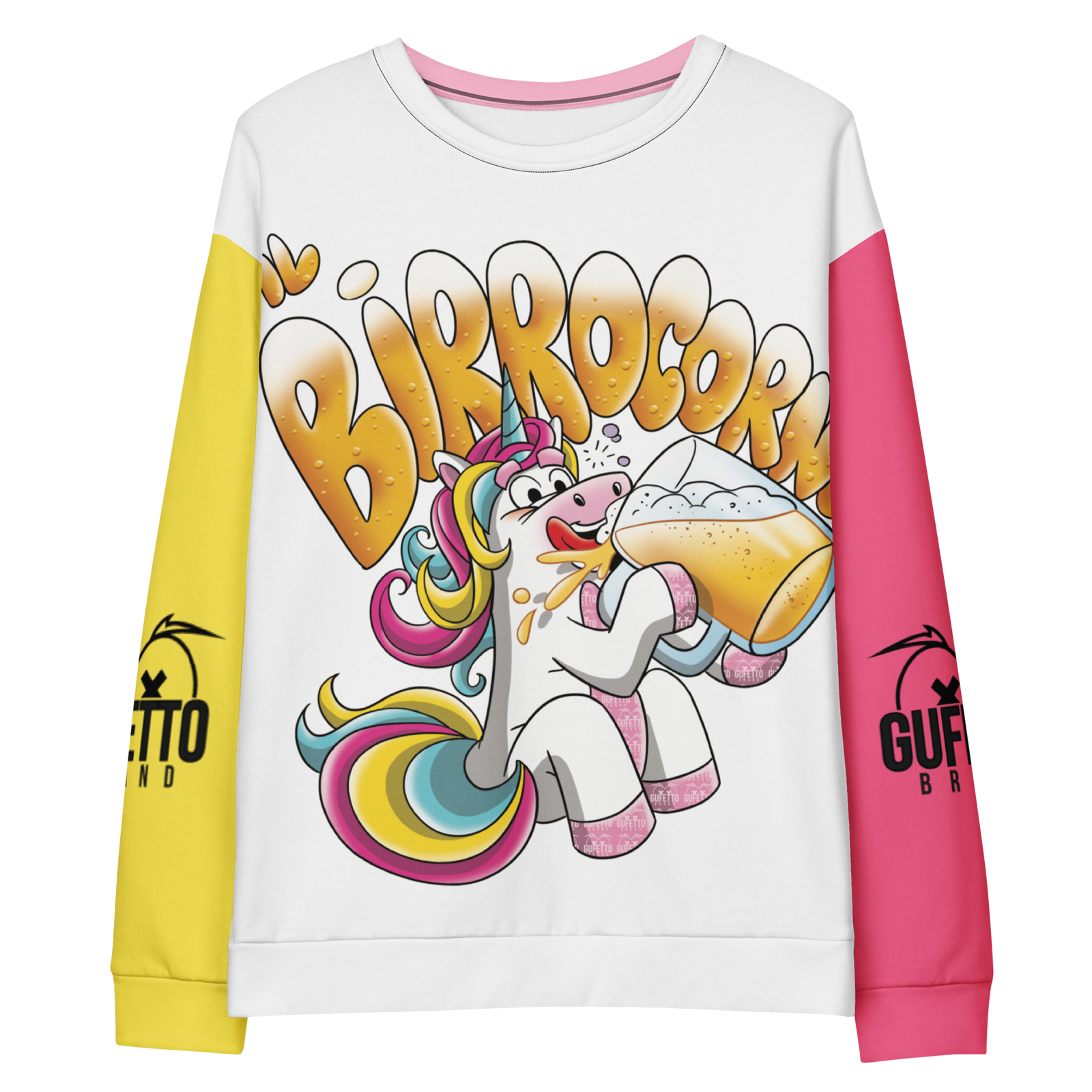 Felpa unisex Uomo/Donna IL BIRROCORNO - Gufetto Brand 