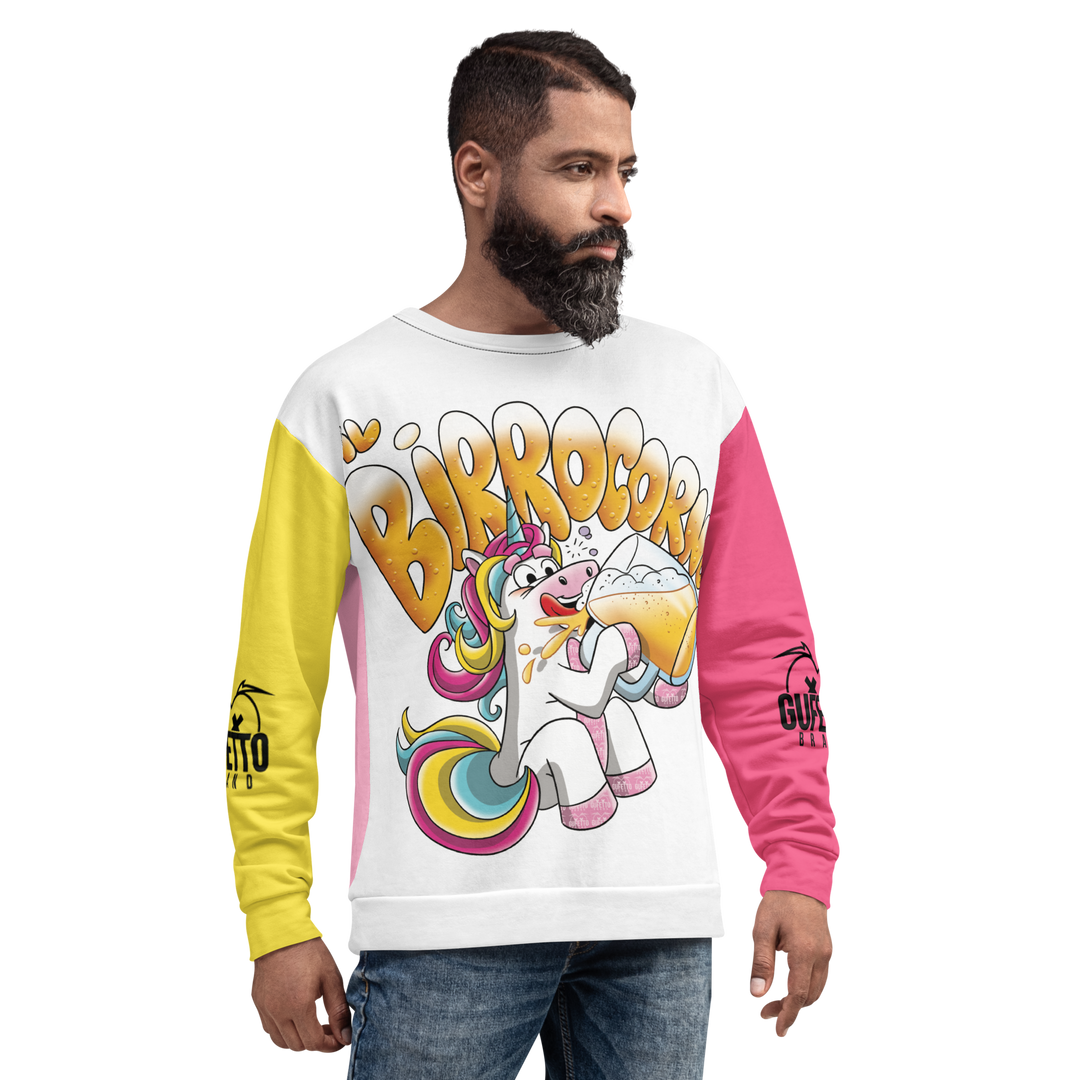 Felpa unisex Uomo/Donna IL BIRROCORNO - Gufetto Brand 