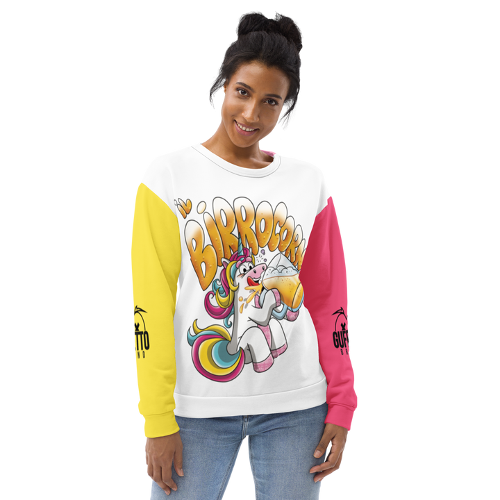 Felpa unisex Uomo/Donna IL BIRROCORNO - Gufetto Brand 