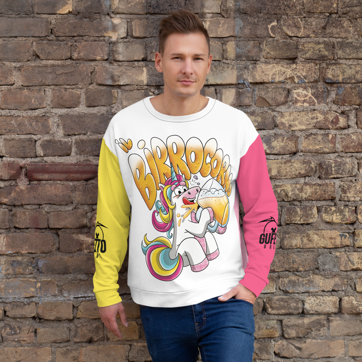 Felpa unisex Uomo/Donna IL BIRROCORNO - Gufetto Brand 