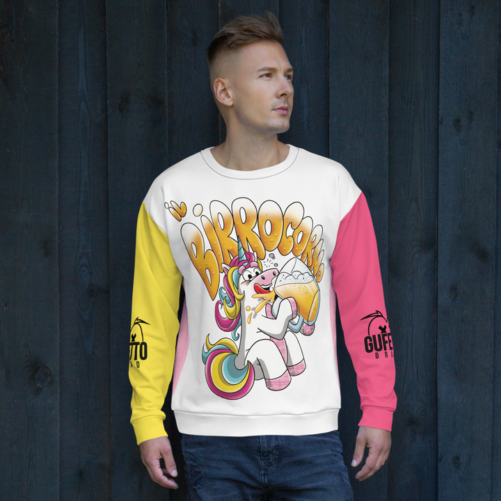 Felpa unisex Uomo/Donna IL BIRROCORNO - Gufetto Brand 