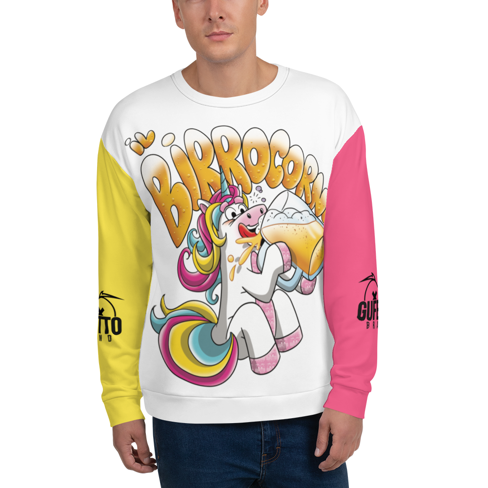 Felpa unisex Uomo/Donna IL BIRROCORNO - Gufetto Brand 