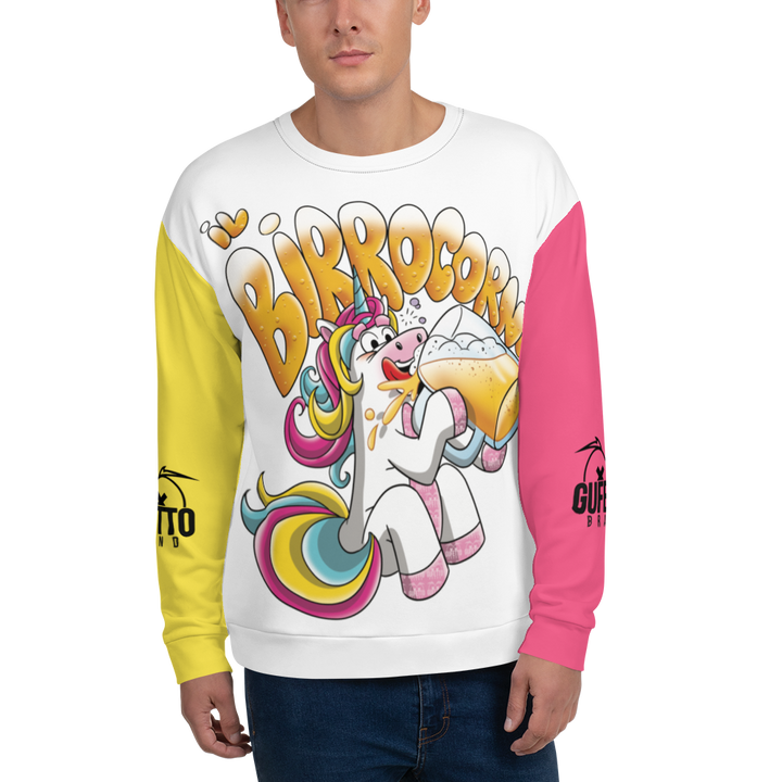 Felpa unisex Uomo/Donna IL BIRROCORNO - Gufetto Brand 