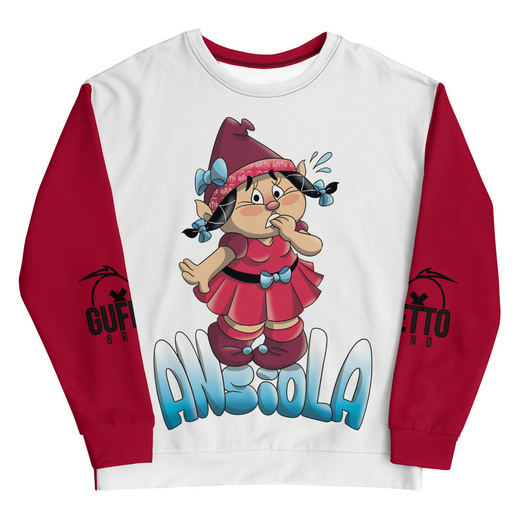 Felpa unisex Uomo/Donna ANSIOLA - Gufetto Brand 