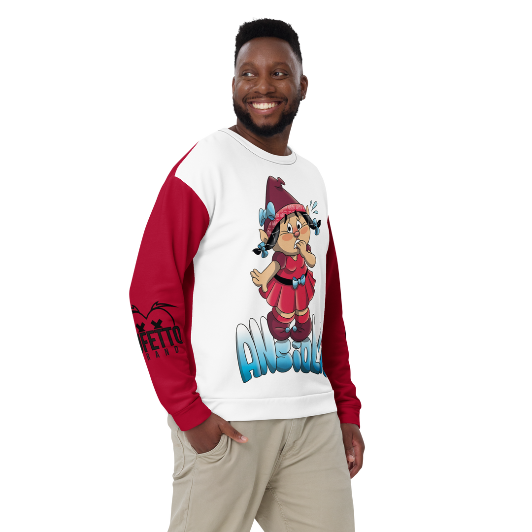 Felpa unisex Uomo/Donna ANSIOLA - Gufetto Brand 