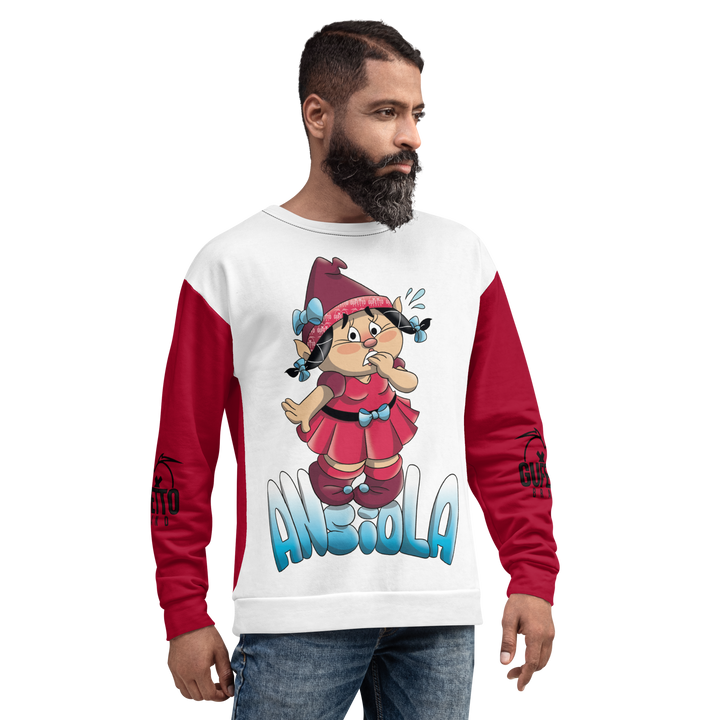 Felpa unisex Uomo/Donna ANSIOLA - Gufetto Brand 