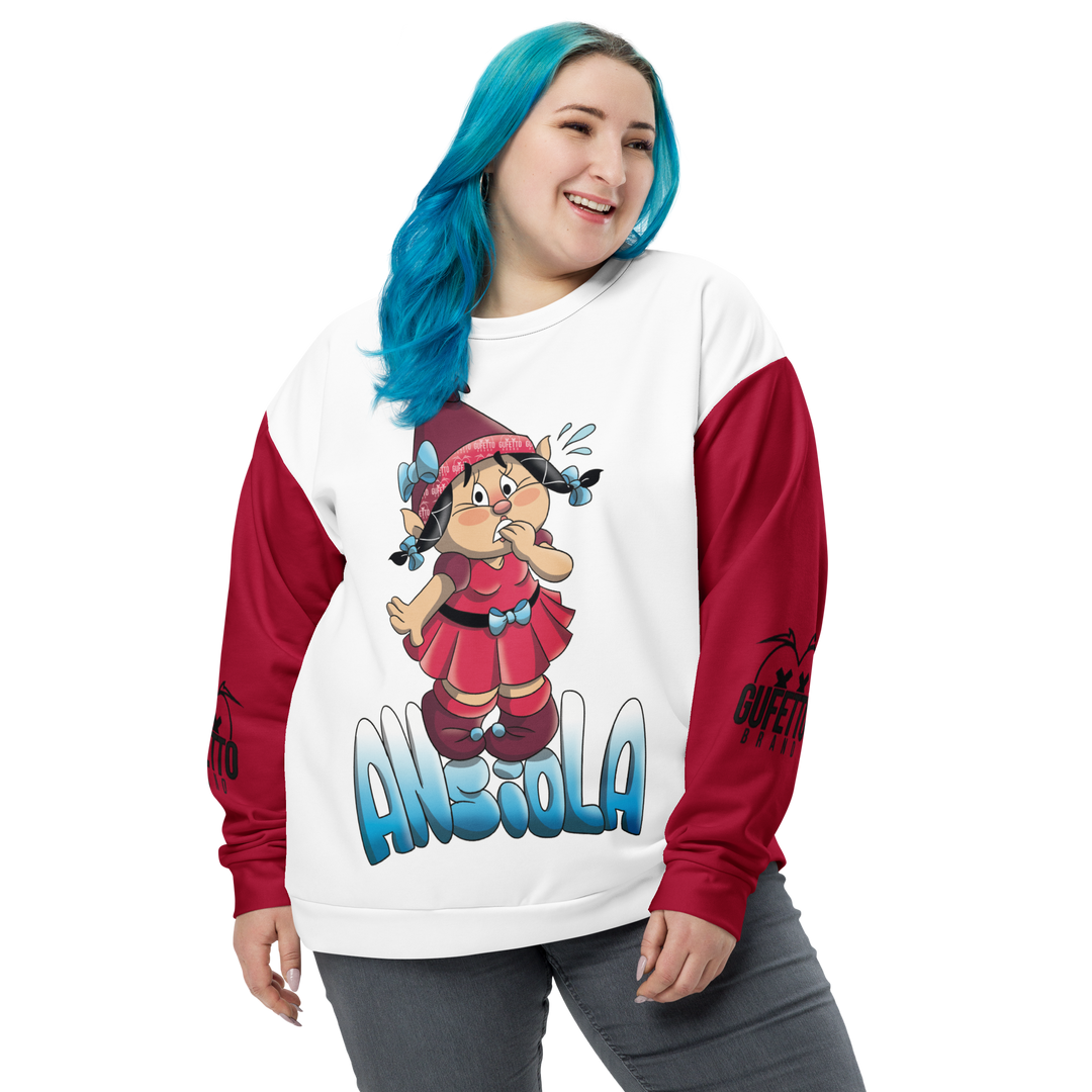 Felpa unisex Uomo/Donna ANSIOLA - Gufetto Brand 