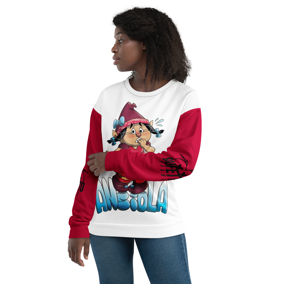 Felpa unisex Uomo/Donna ANSIOLA - Gufetto Brand 