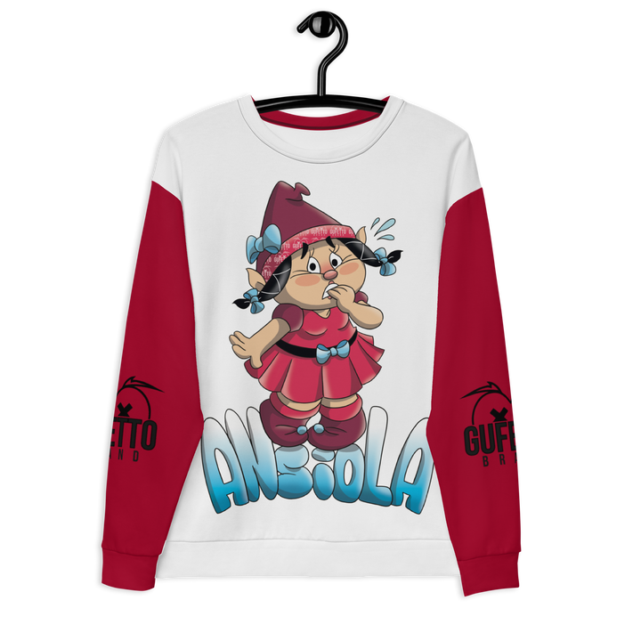 Felpa unisex Uomo/Donna ANSIOLA - Gufetto Brand 