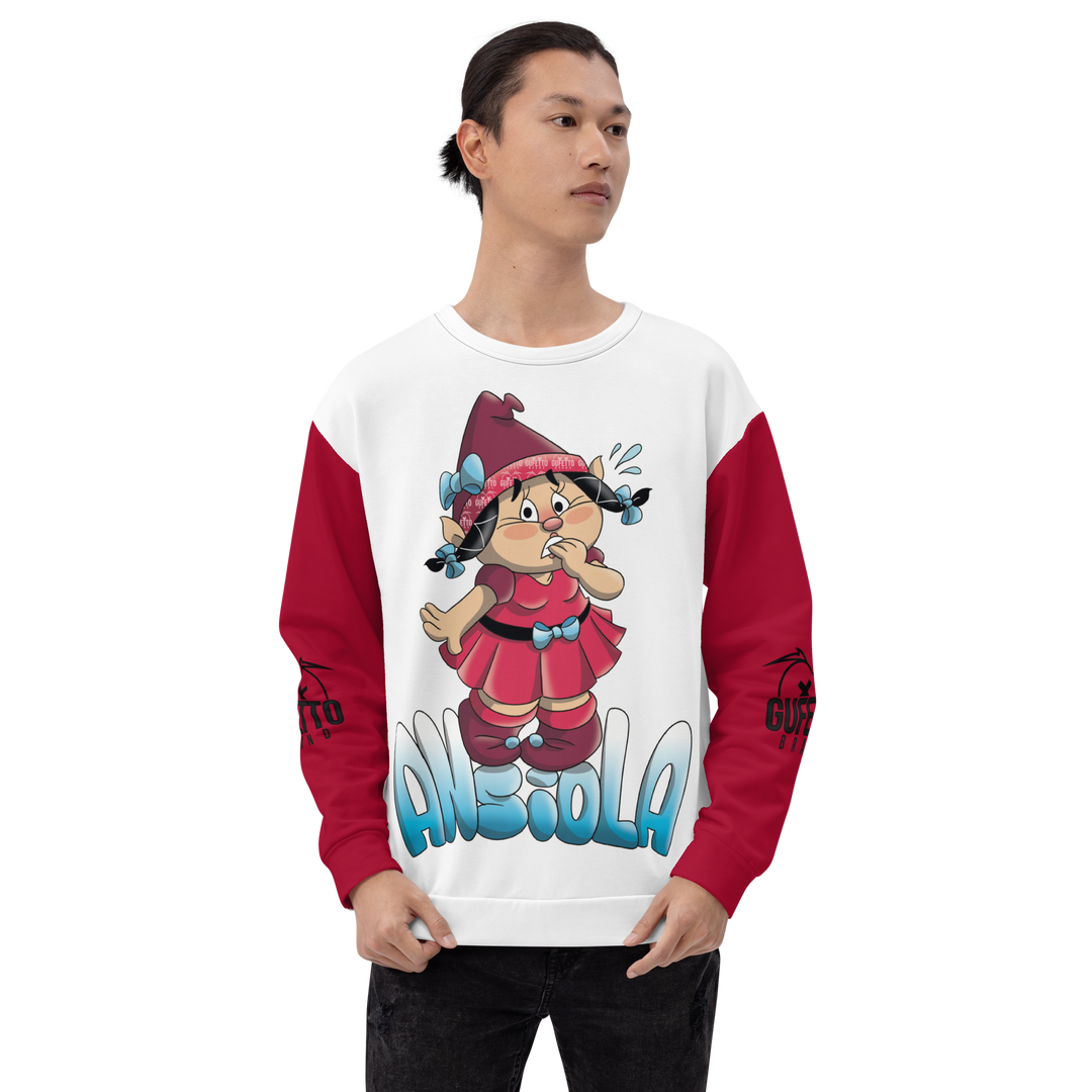 Felpa unisex Uomo/Donna ANSIOLA - Gufetto Brand 