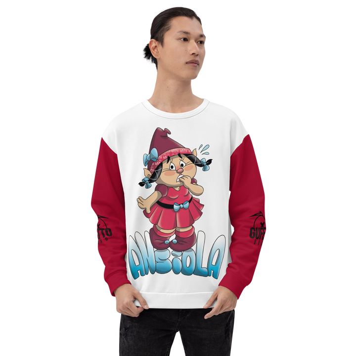 Felpa unisex Uomo/Donna ANSIOLA - Gufetto Brand 