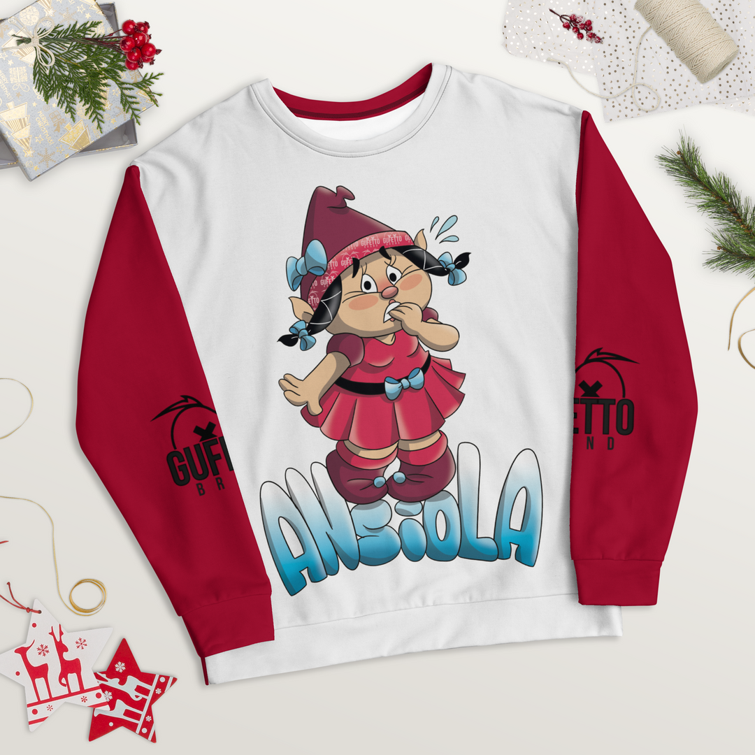 Felpa unisex Uomo/Donna ANSIOLA - Gufetto Brand 