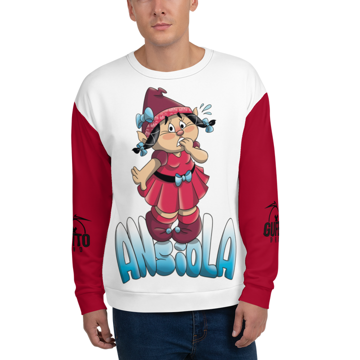 Felpa unisex Uomo/Donna ANSIOLA - Gufetto Brand 